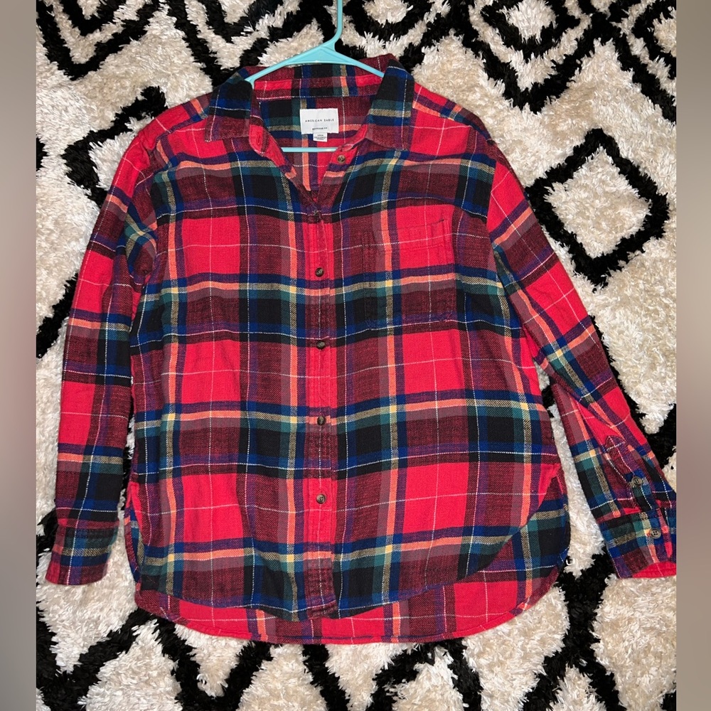 American Eagle flannel size S